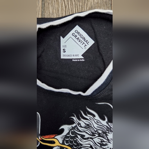 🐉⚫️ Osaka Japan Dragon Unisex Black Longsleeve Shirt Size Small ⚫️ 🐉 - Picture 3 of 6